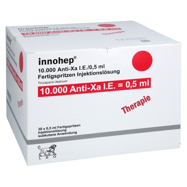 INNOHEP 10.000 Anti-Xa I.E./0,5ml Inj.-Lsg.i.e.FS 30X0,5 ml