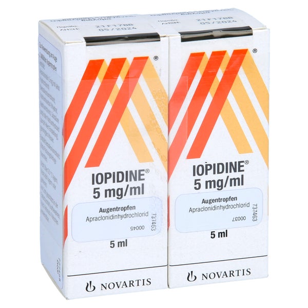 Iopidine 5 Mg/ml Augentropfen 2X5 ml