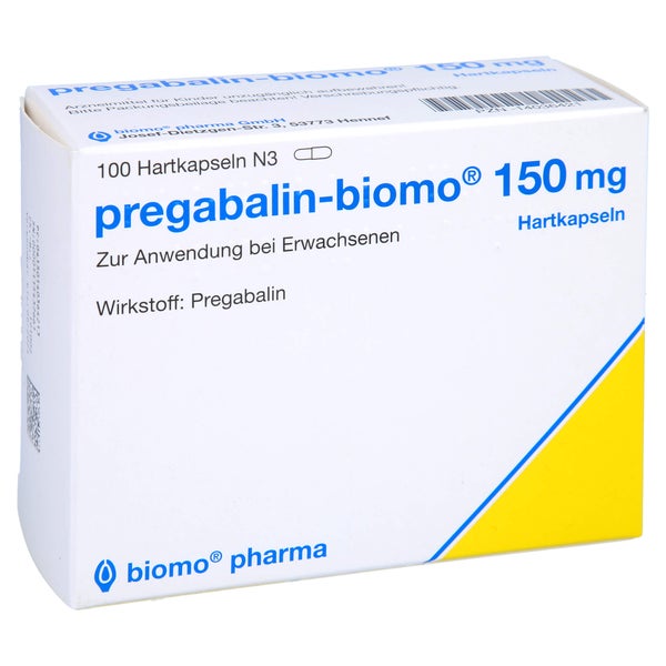 Pregabalin-biomo 150 mg Hartkapseln 100 St