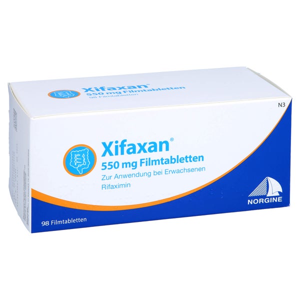 Xifaxan 550 mg Filmtabletten 98 St