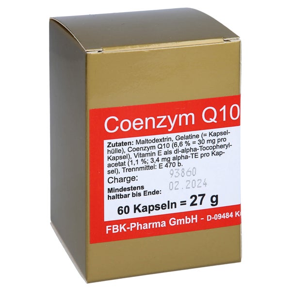 Coenzym Q10 30 mg Kapseln 60 St
