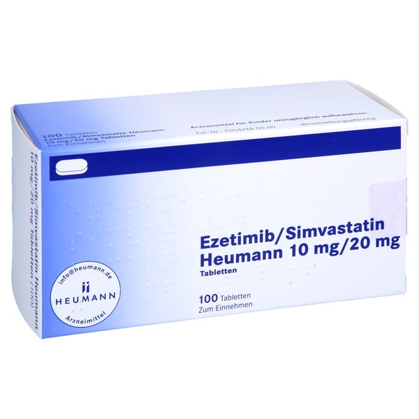 EZETIMIB/Simvastatin Heumann 10 mg/20 mg Tabletten 100 St