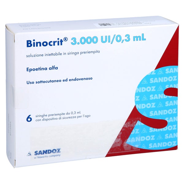 BINOCRIT 3.000 I.E./0,3 ml Inj.-Lsg.i.e.Fertigspr. 6X0,3 ml
