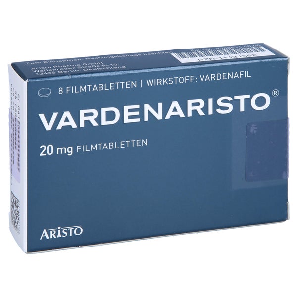 Vardenaristo 20 mg Filmtabletten 8 St