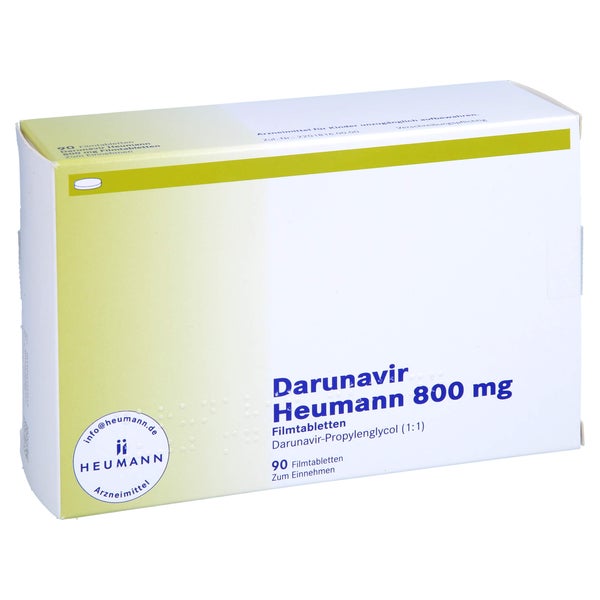 Darunavir Heumann 800 mg Filmtabletten 90 St