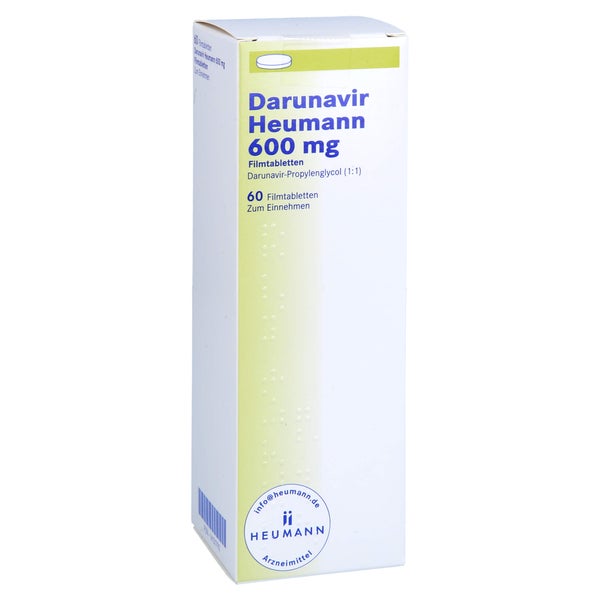 Darunavir Heumann 600 mg Filmtabletten 60 St