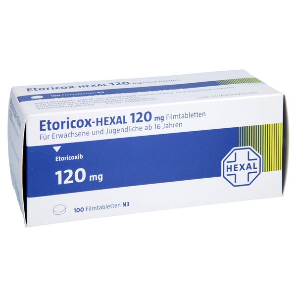 Etoricox-hexal 120 mg Filmtabletten 100 St