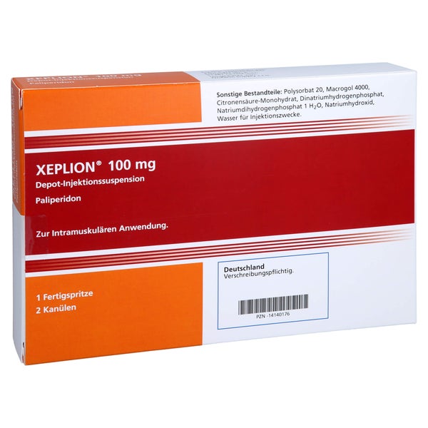 XEPLION 100 mg Depot-Injektionssusp.i.e.Fertigspr. 1 St