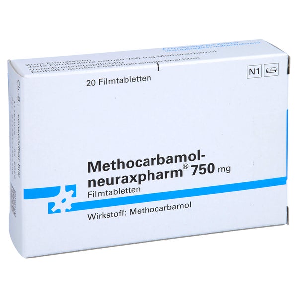 METHOCARBAMOL-neuraxpharm 750 mg Filmtabletten 20 St