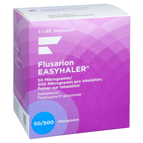 FLUSARION Easyhaler 50µg/500µg/Dosis 3x60ED Inh.P. 3 St