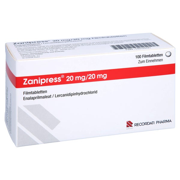 Zanipress 20 Mg/20 mg Filmtabletten 100 St