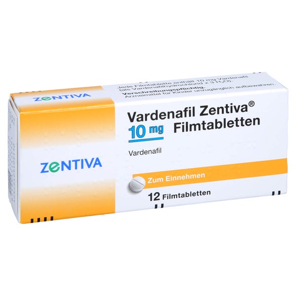 Vardenafil Zentiva 10 mg Filmtabletten 12 St