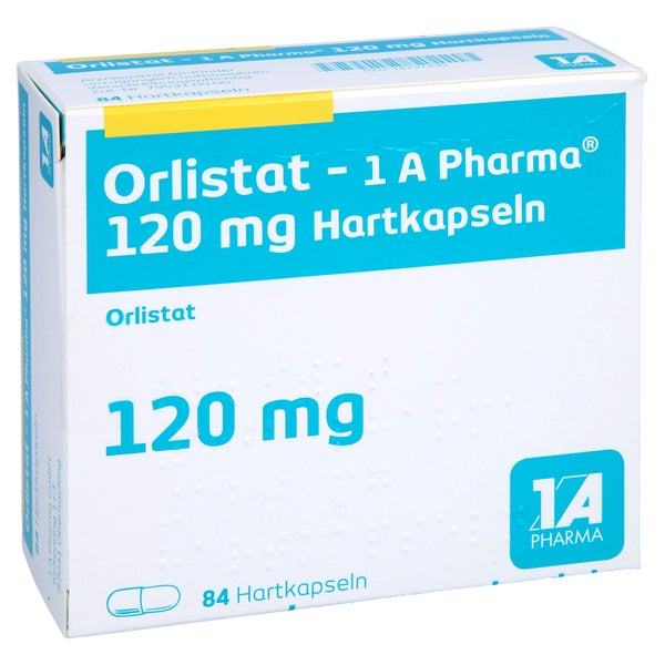 Orlistat-1a Pharma 120 mg Hartkapseln 84 St