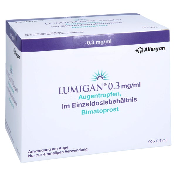 LUMIGAN 0,3 mg/ml Augentropfen im Einzeldosisbeh. 90X0,4 ml