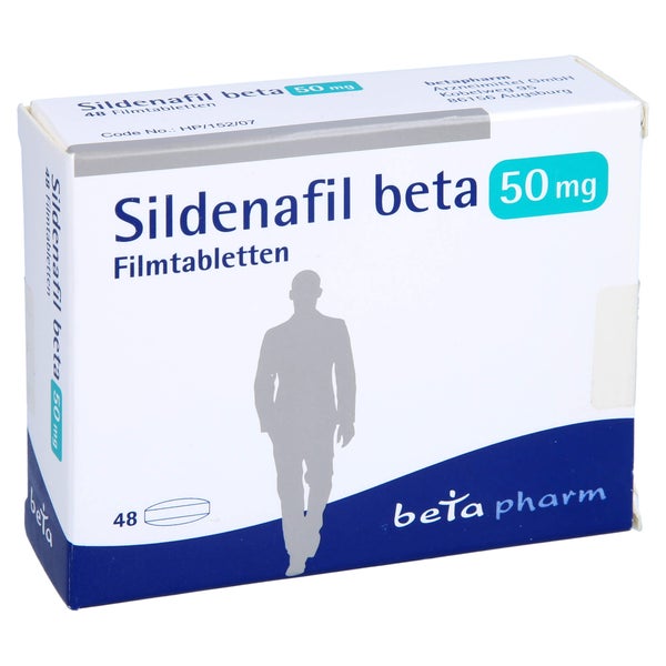 Sildenafil beta 50 mg Filmtabletten 48 St