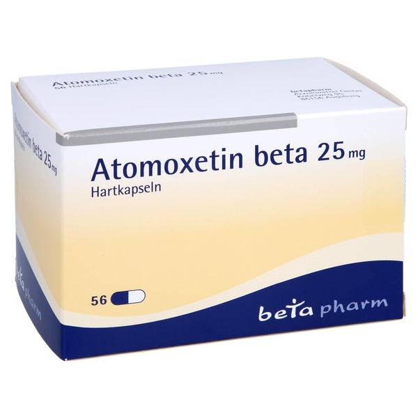 Atomoxetin beta 25 mg Hartkapseln 56 St