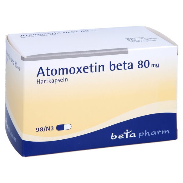 Atomoxetin beta 80 mg Hartkapseln 98 St