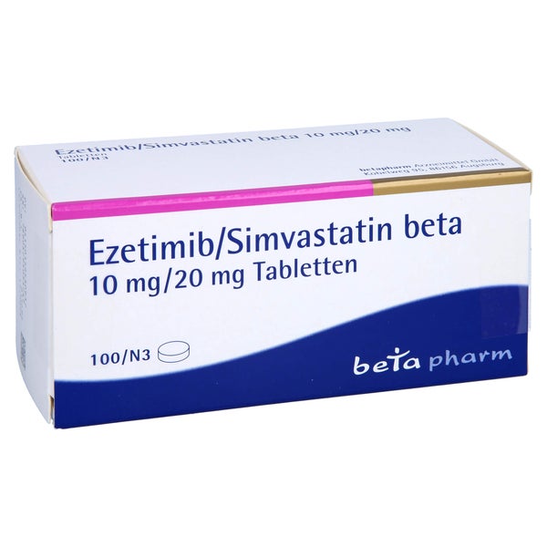 EZETIMIB/Simvastatin beta 10 mg/20 mg Tabletten 100 St