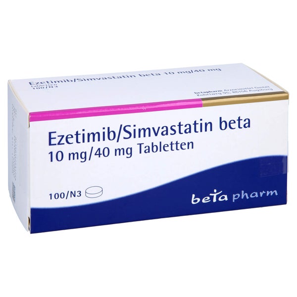 EZETIMIB/Simvastatin beta 10 mg/40 mg Tabletten 100 St