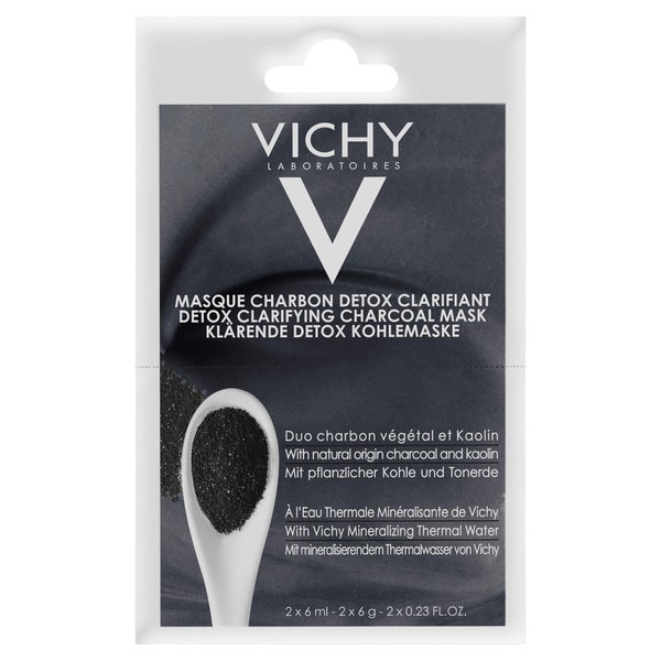 Vichy Maske Detox Kohle 2X6 ml