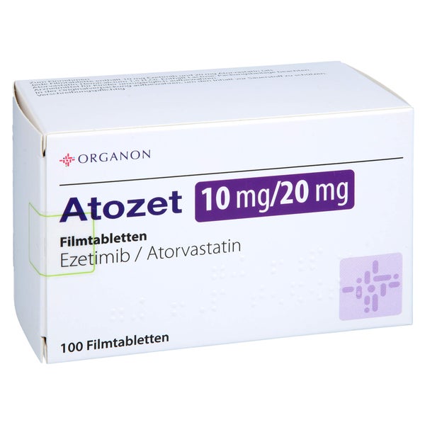 Atozet 10 Mg/20 mg Filmtabletten 100 St