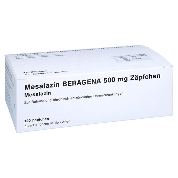 Mesalazin Beragena 500 mg Zäpfchen 120 St