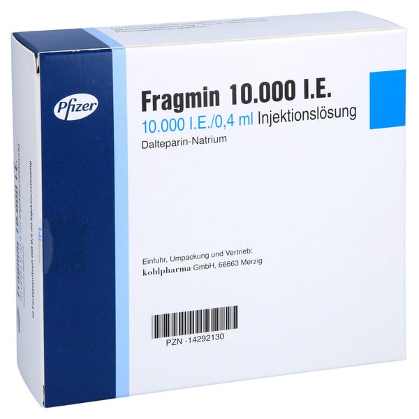 FRAGMIN 10.000 I.E. Inj.-Lsg.i.e.Fertigspr. 10 St