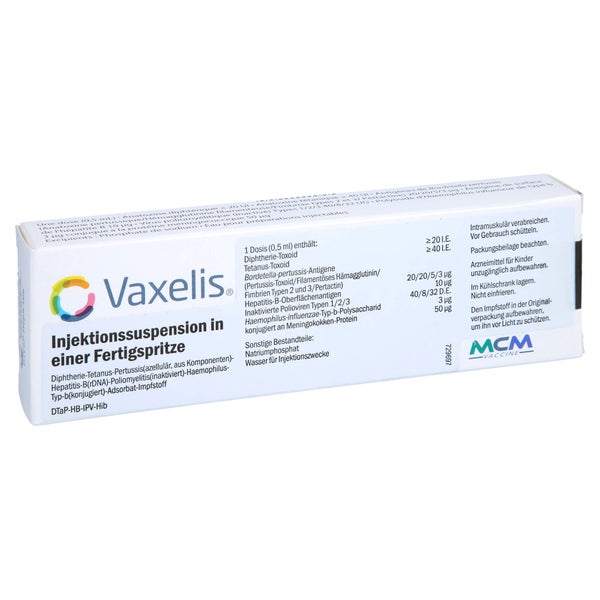 VAXELIS Injektionssuspension in einer Fertigspr. 0,5 ml