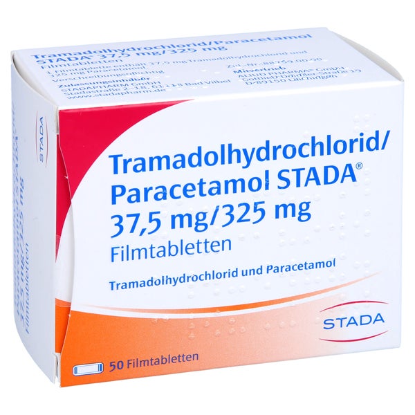 TRAMADOLHYDR./Paracetamol STADA 37,5mg/325mg FTA 50 St