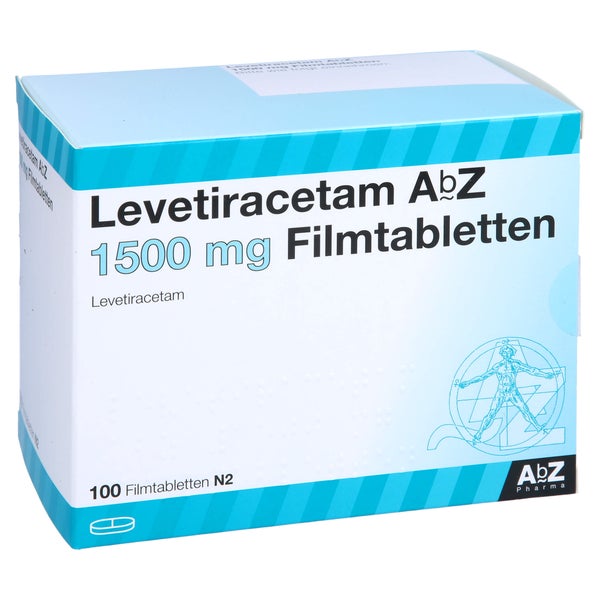 Levetiracetam AbZ 1500 mg Filmtabletten 100 St