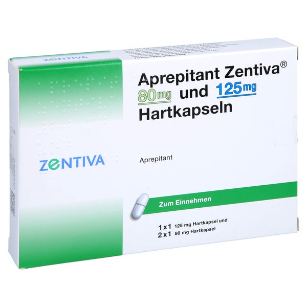 APREPITANT Zentiva 80 mg und 125 mg Hartkapseln 3 St