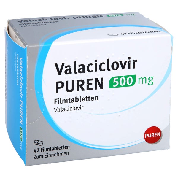 Valaciclovir Puren 500 mg Filmtabletten 42 St