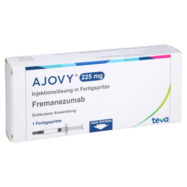 AJOVY 225 mg Injektionslösung in Fertigspritze 1 St