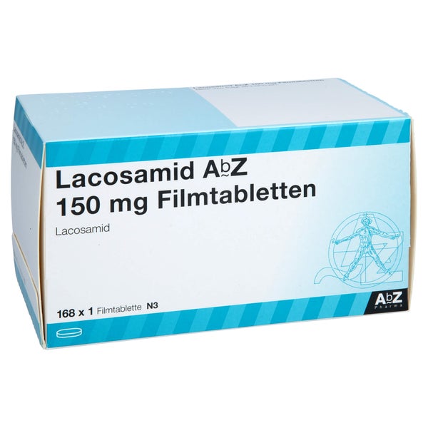 Lacosamid AbZ 150 mg Filmtabletten 168 St