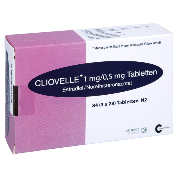 Cliovelle 1 Mg/0,5 mg Tabletten 3X28 St