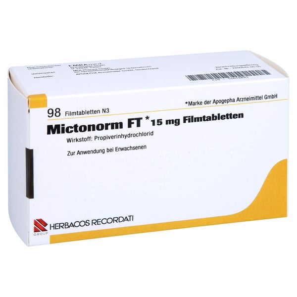 Mictonorm FT 15 mg Filmtabletten 98 St