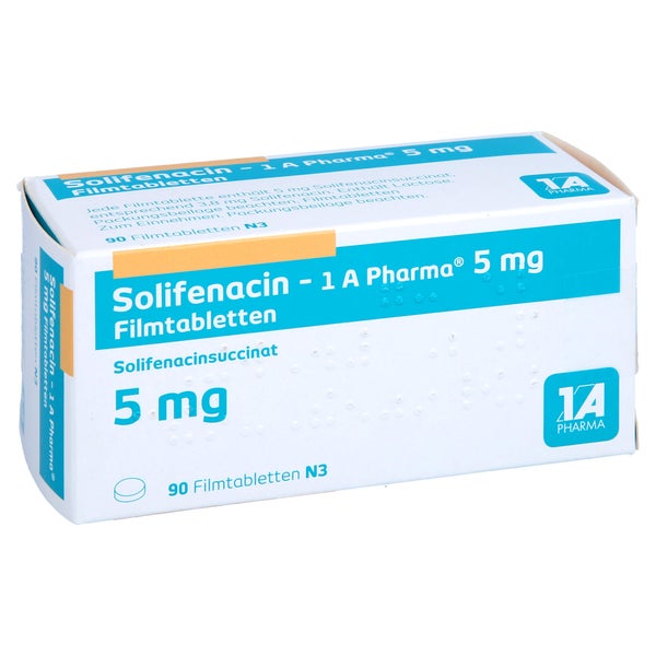 SOLIFENACIN-1A Pharma 5 mg Filmtabletten 90 St