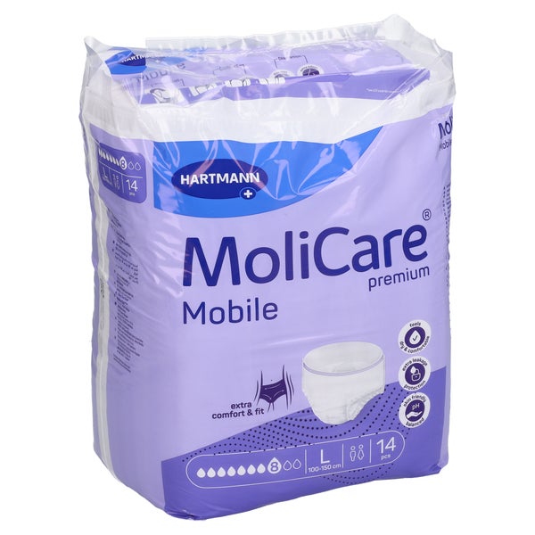Molicare Premium Mobile 8 Tropfen Gr.L 14 St