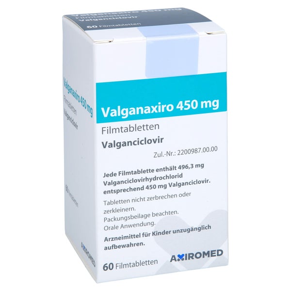Valganaxiro 450 mg Filmtabletten 60 St