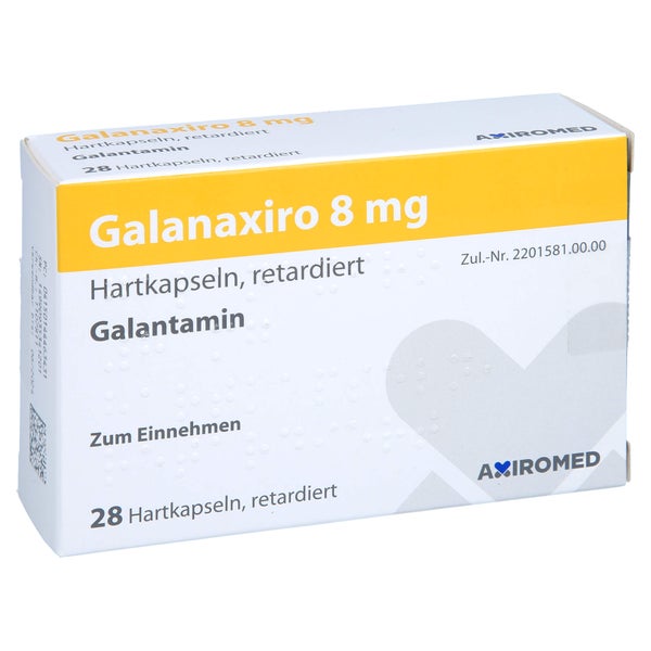 Galanaxiro 8 mg Hartkapseln retardiert 28 St