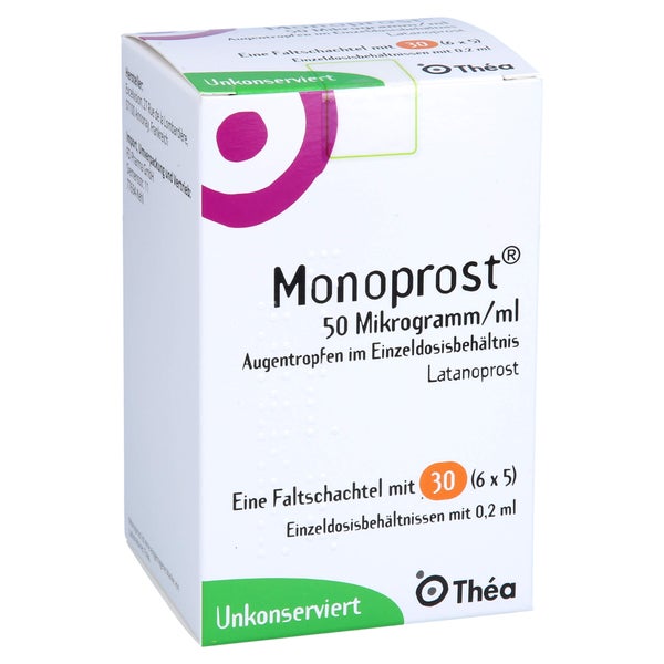 MONOPROST 50 Mikrogramm/ml Augentr.in Einzeldosen 30X0,2 ml