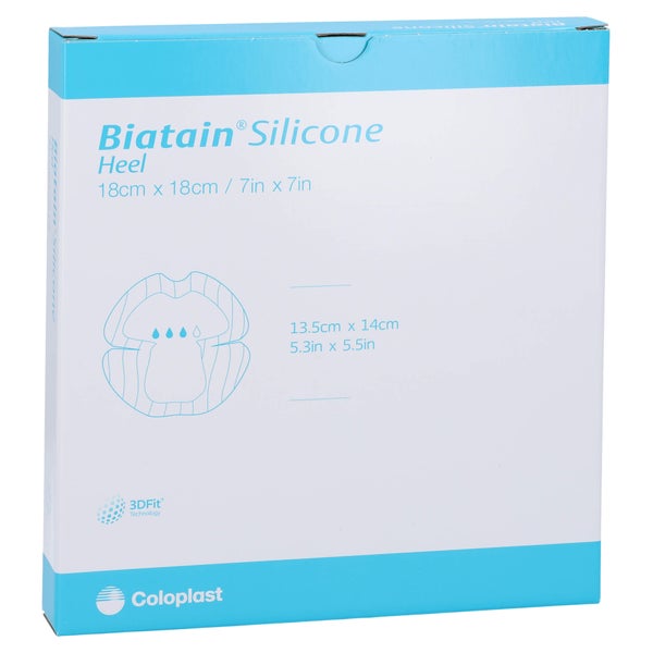 Biatain Silicone Schaumverband Ferse 18x 5 St