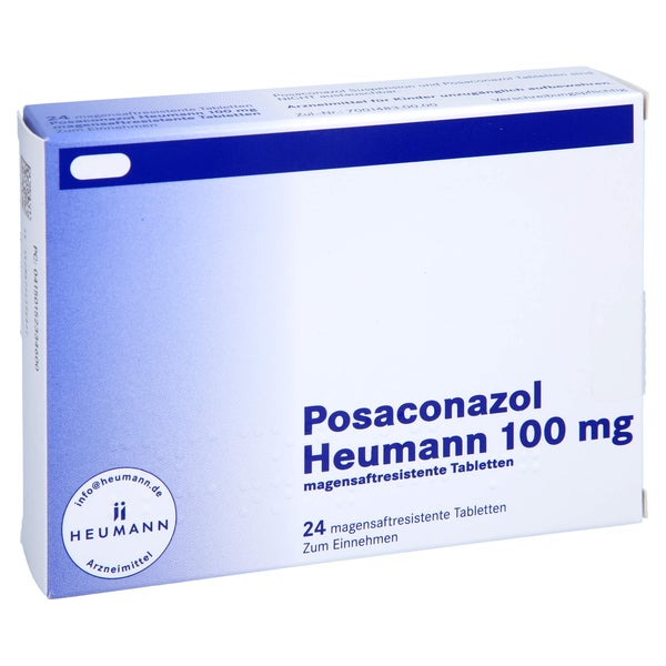 POSACONAZOL Heumann 100 mg magensaftres.Tabletten 24 St