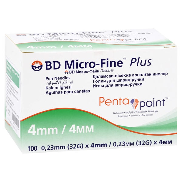 BD Micro-fine+ Pen-nadeln 0,23x4 mm 32 G 100 St