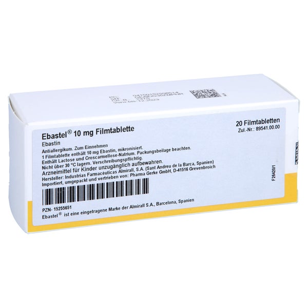 Ebastel 10 mg Filmtabletten 20 St