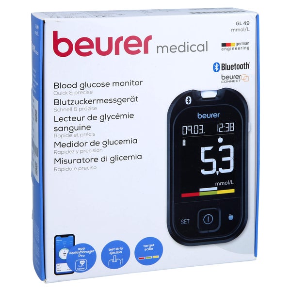 Beurer GL49 Blutzuckermessgerät mmol/L 1 St