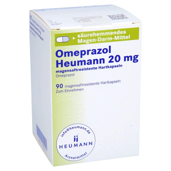 OMEPRAZOL Heumann 20 mg magensaftres.Hartkapseln 90 St