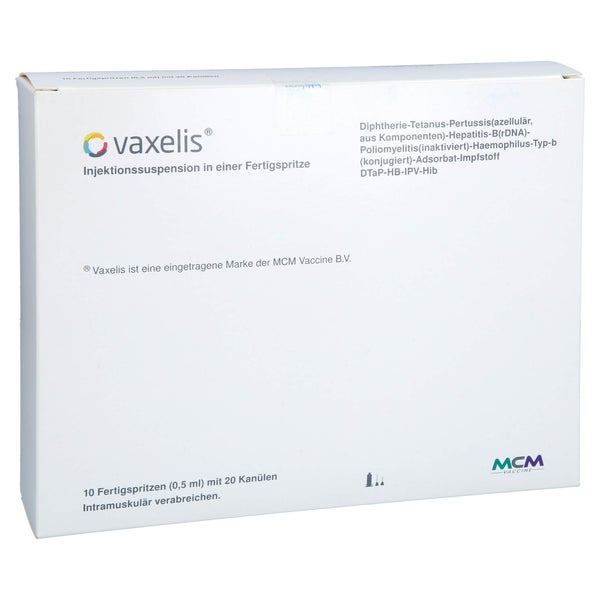 VAXELIS Injektionssuspension in einer Fertigspr. 10X0,5 ml