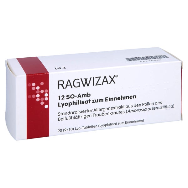 RAGWIZAX 12 SQ-Amb Lyophilisat zum Einnehmen 90 St