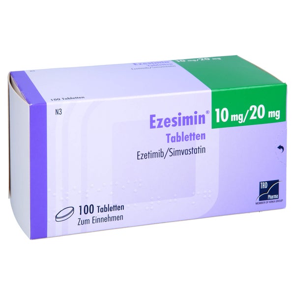 Ezesimin 10 Mg/20 mg Tabletten 100 St